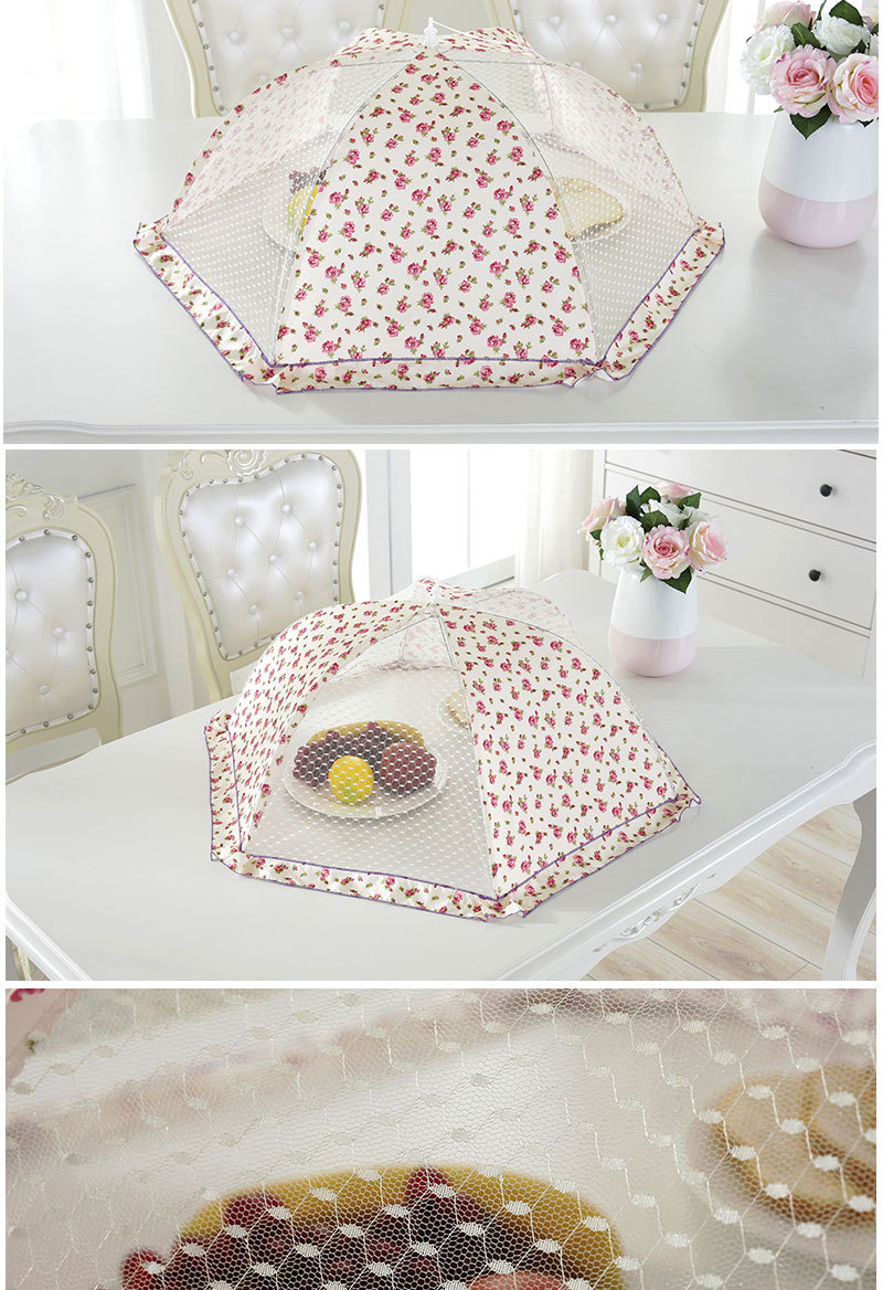 Creative Home Dish Cover Food Dust Cover Fine Mesh Ventilation Korean Printing Insect Cover Wholesale Creative Home Dish Cover Food Dust Cover Fine Mesh Ventilation Korean Printing Insect Cover Wholesale
