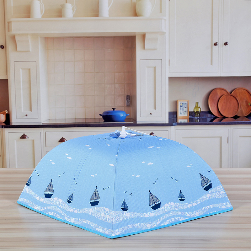 Natural Living Foldable Thermal Insulation Food Cover Vegetable Cover Square Table Cover Aluminum Film Food Cover Dustproof Dish Cover Vegetable Cover