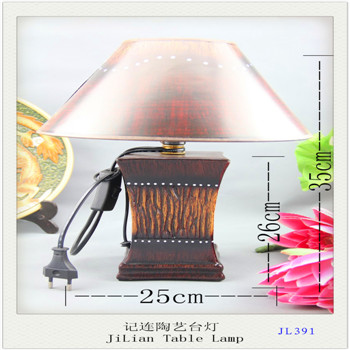 Model JL383 8 inch ceramic table lamp round Bell bedroom table lamp table lamp-style table lamp Model JL383 8 inch ceramic table lamp round Bell bedroom table lamp table lamp-style table lamp