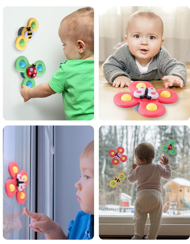 Rotary Table Suction Cup Biteable Water-Playing with Bell Infant Fingertip Early Education Fun Game Early Education Toys Rotary Table Suction Cup Biteable Water-Playing with Bell Infant Fingertip Early Education Fun Game Early Education Toys