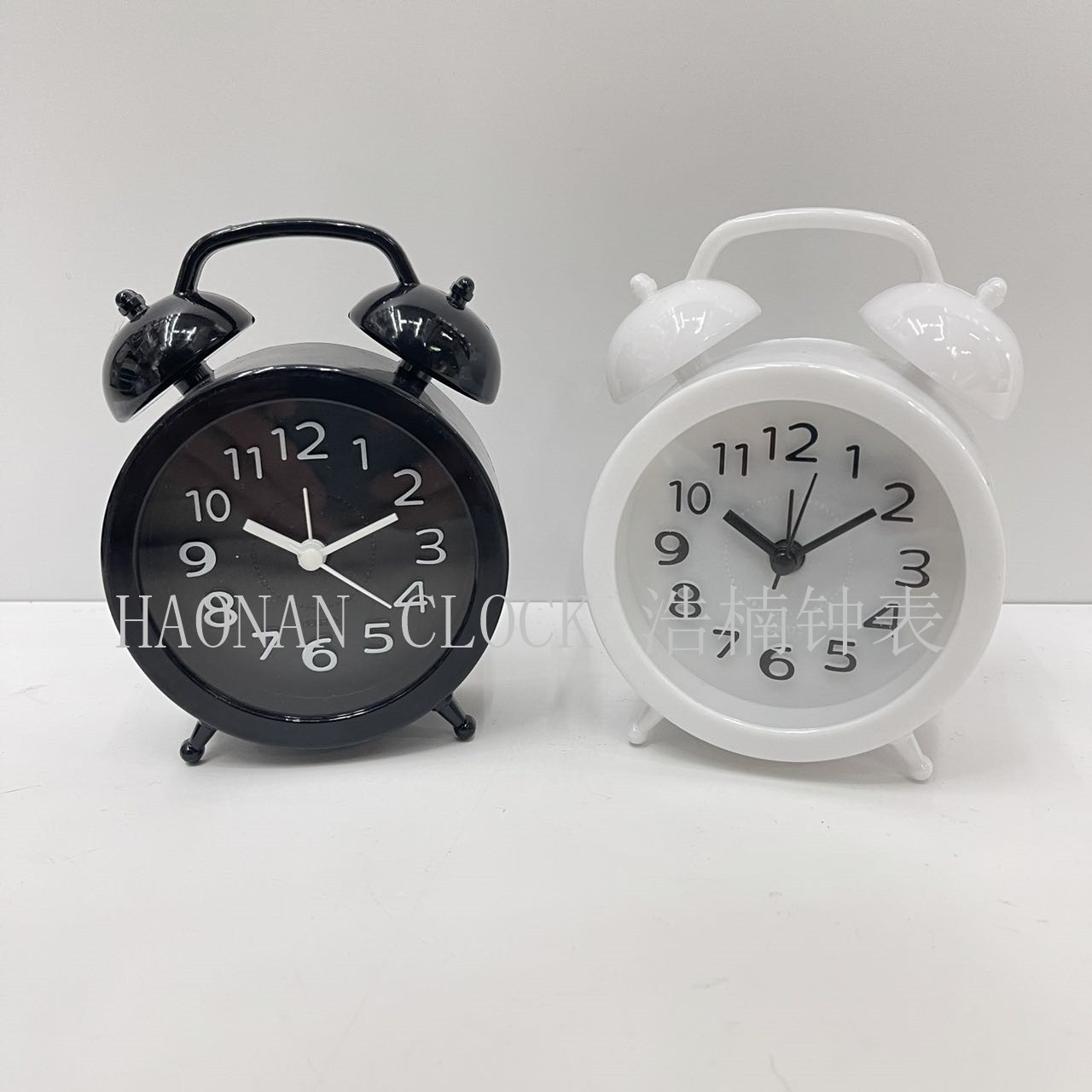 Fake Bell Three-Dimensional Word Student Alarm Clock School Wake up Artifact Bedside Table Clock