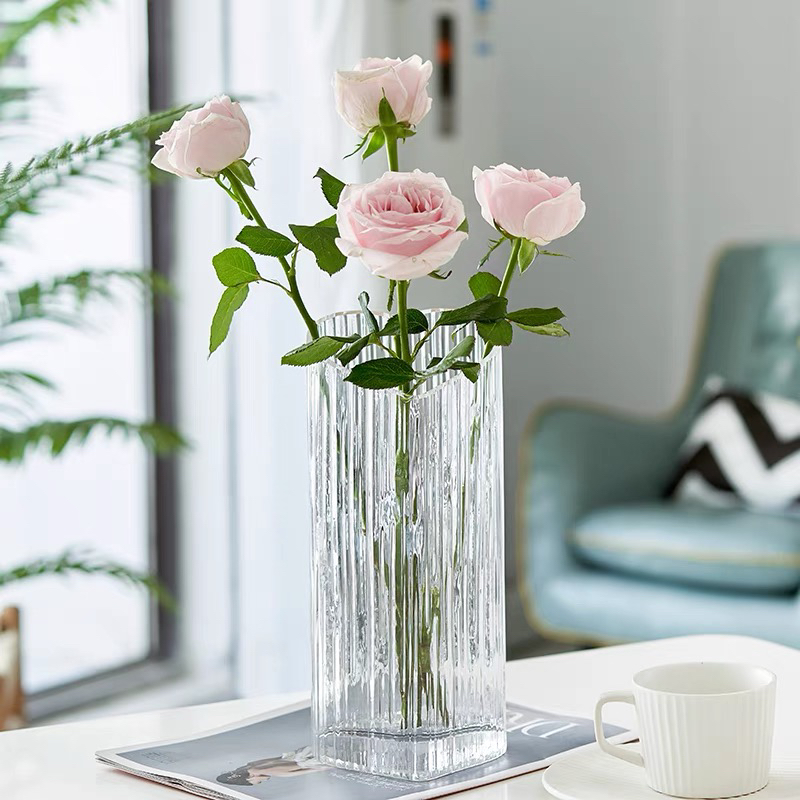 Nordic Instagram Style Drunk Wood Bell Glass Vase Creative Decoration Living Room Dining Table Dried Flower Flower Arrangement Light Luxury Internet Celebrity Nordic Instagram Style Drunk Wood Bell Glass Vase Creative Decoration Living Room Dining Table Dried Flower Flower Arrangement Light Luxury Internet Celebrity
