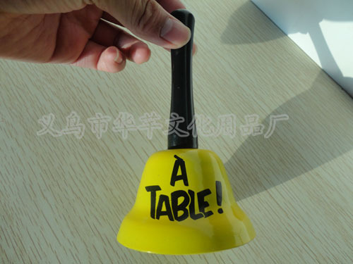 Bell A TABLE bell rang the creative cartoon hand bell restaurant call bell service.