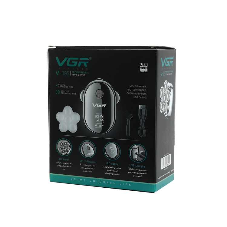 VGR395 innovative six-head man&#039;s razor cross-border foreign trade wholesale man shaver