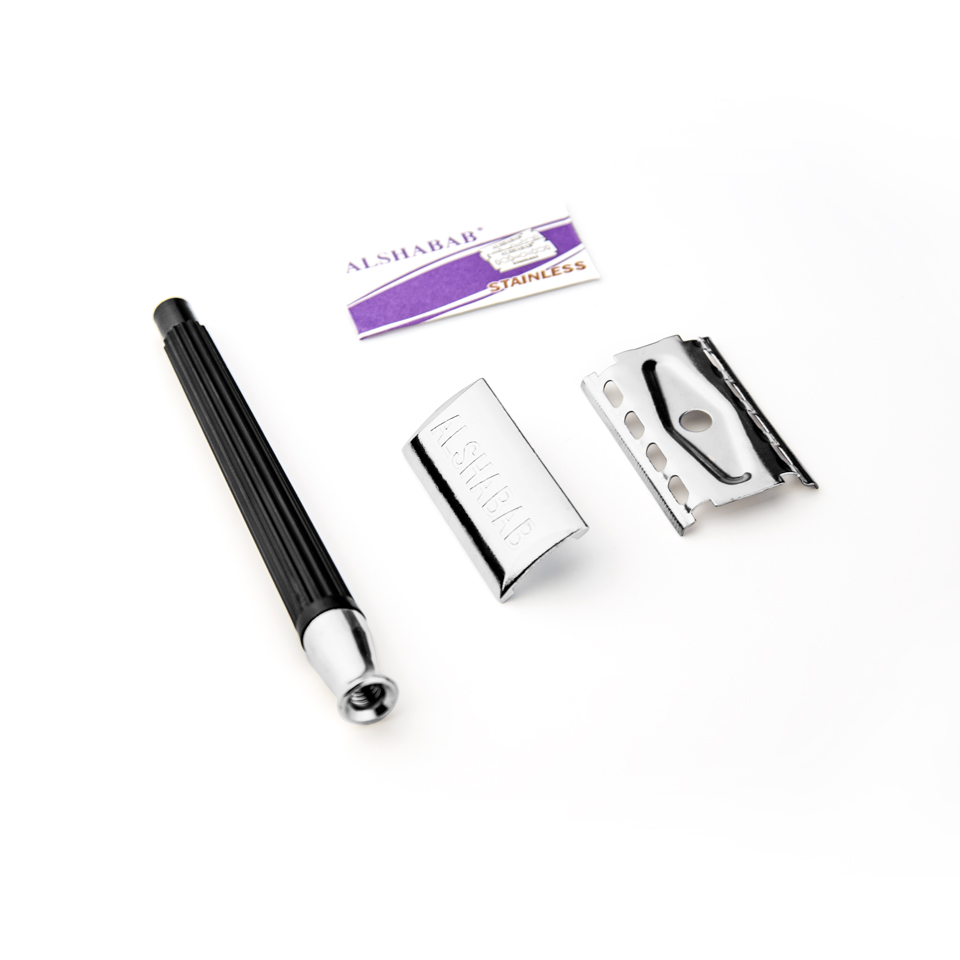 Alshabab Iron Knife Holder Razor Shaver Pieces Shaving Manual Shaver Spot Goods with Blade Old-Fashioned Manual