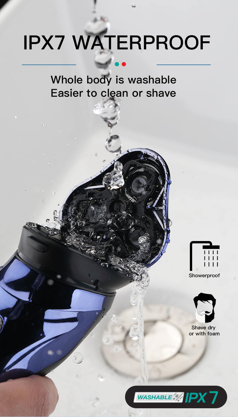 VGR V-305 washable shaver waterproof IPX7 for men electric beard razor VGR V-305 washable shaver waterproof IPX7 for men electric beard razor