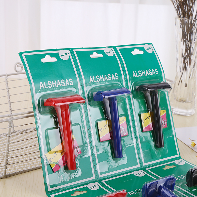 The supermarket sells manual shaver color plastic eyebrow knife multi-function stainless steel blade. The supermarket sells manual shaver color plastic eyebrow knife multi-function stainless steel blade.