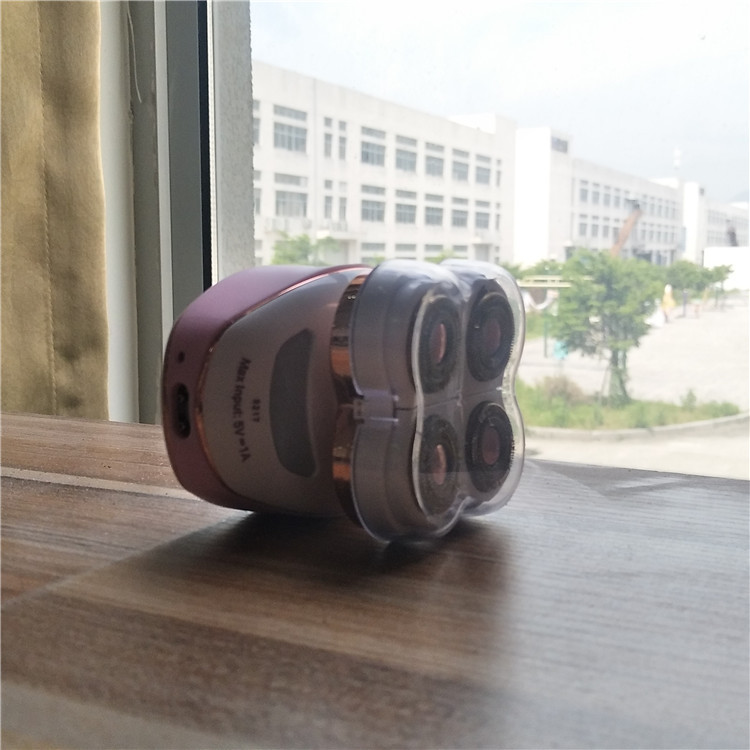 Women&#039;s Four-Head Lady Shaver Electric Rotating Lady Shaver Four-Head Full Body Hair Remover Women&#039;s Electric Hair 