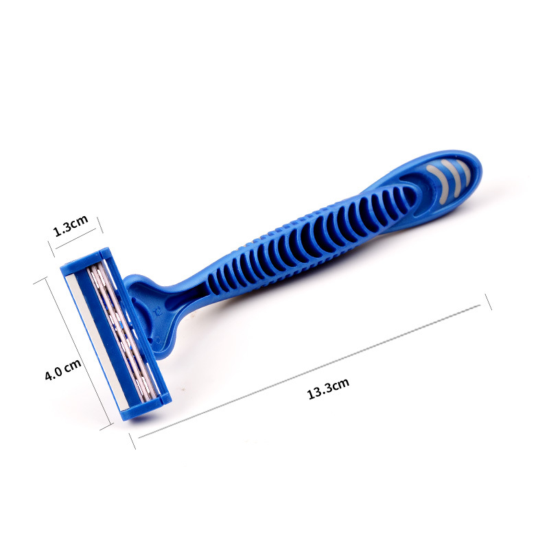 MAX the disposable hand shaver Men &#039;s three - layer induction head Swedish stainless steel razor old shaver