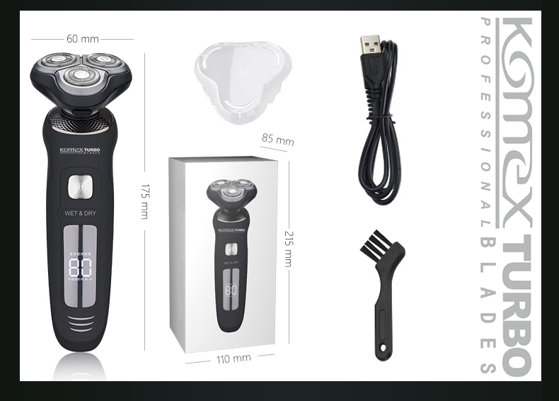 KOMEX KOMEX 3D shaver recharging shaver KOMEX KOMEX 3D shaver recharging shaver