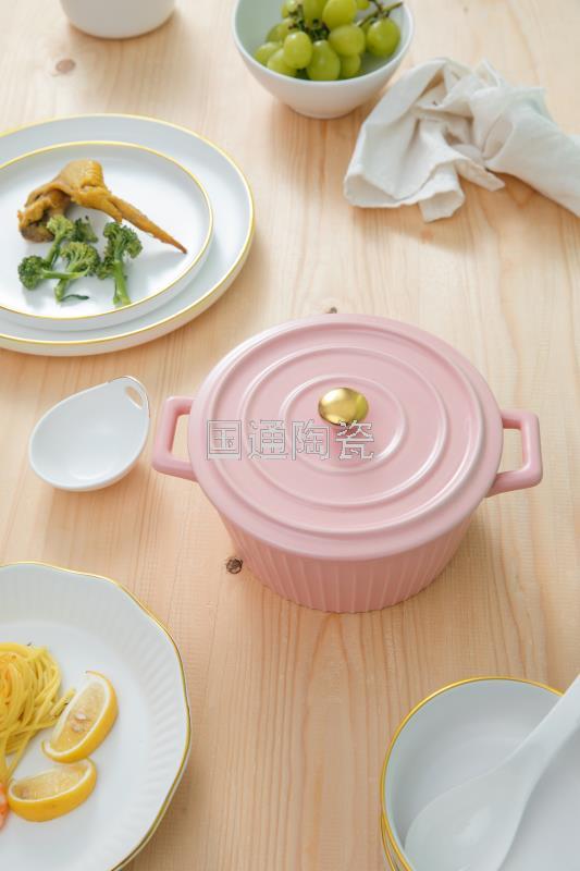 Ceramic Ovenware Oven Microwave Oven Available Color Plate Ceramic Bowl Foreign Trade Porcelain Net Red Ceramic