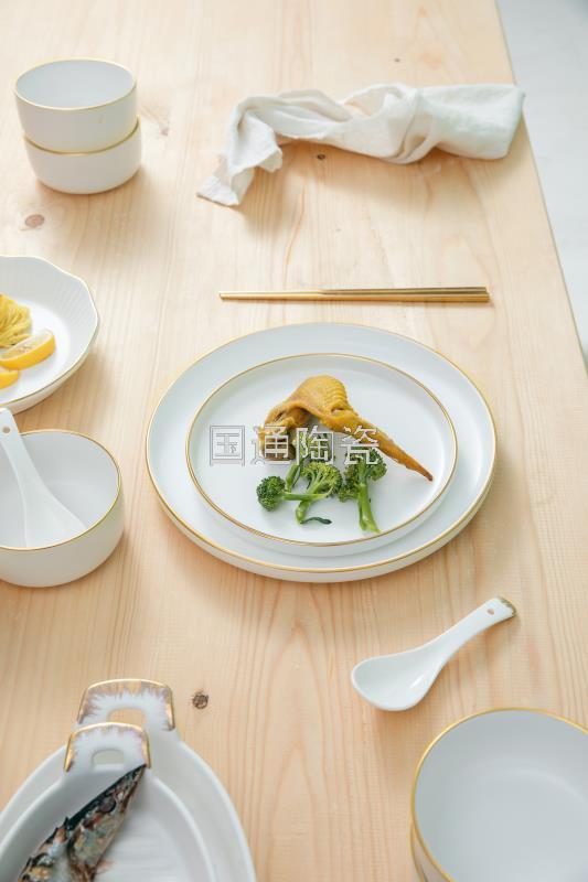 Ceramic Ovenware Oven Microwave Oven Available Color Plate Ceramic Bowl Foreign Trade Porcelain Net Red Ceramic