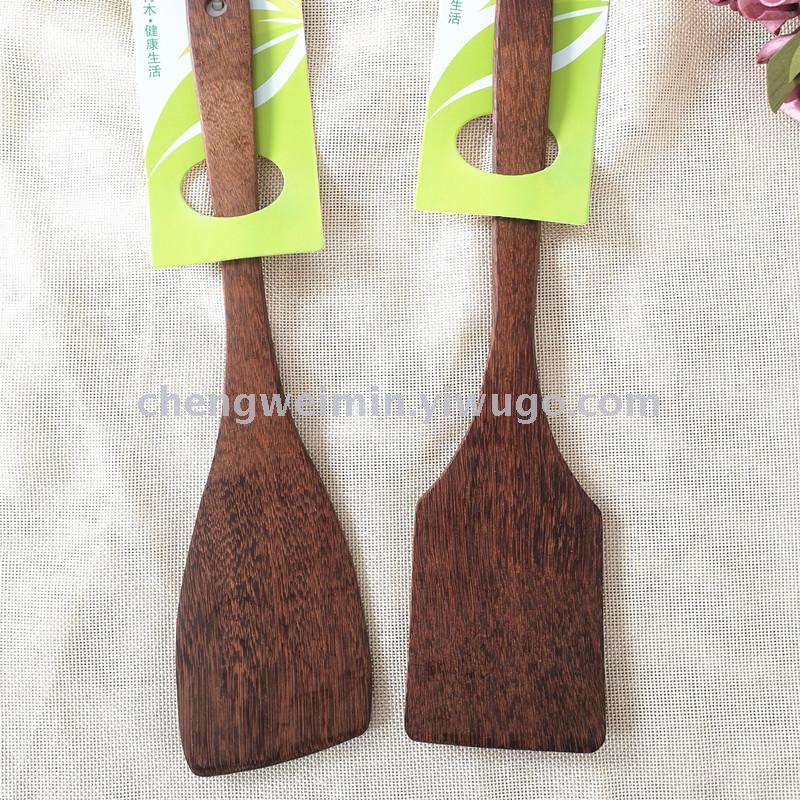 Bamboo and wood products natural bamboo and wood tableware kitchen non-stick pan spatula