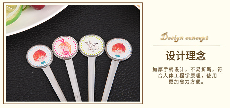 Epoxy Children 'S Fork High Quality Stainless Steel Fruit Fork Stainless Steel Gift Fork Set Cake Fork Epoxy Children 'S Fork High Quality Stainless Steel Fruit Fork Stainless Steel Gift Fork Set Cake Fork