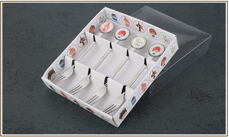 Epoxy Children 'S Fork High Quality Stainless Steel Fruit Fork Stainless Steel Gift Fork Set Cake Fork Epoxy Children 'S Fork High Quality Stainless Steel Fruit Fork Stainless Steel Gift Fork Set Cake Fork