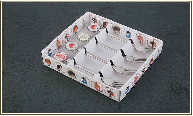 Epoxy Children 'S Fork High Quality Stainless Steel Fruit Fork Stainless Steel Gift Fork Set Cake Fork Epoxy Children 'S Fork High Quality Stainless Steel Fruit Fork Stainless Steel Gift Fork Set Cake Fork