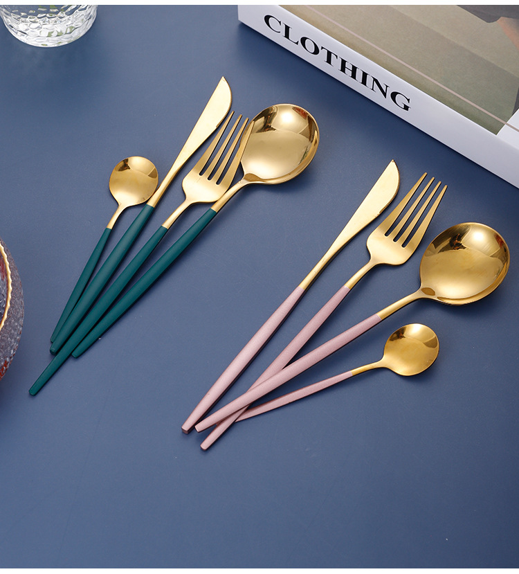 Portuguese Tableware Stainless Steel Knife, Fork and Spoon Creative Hotel Western Restaurant Hotel Western Food Knife, Fork and Spoon Custom Logo Portuguese Tableware Stainless Steel Knife, Fork and Spoon Creative Hotel Western Restaurant Hotel Western Food Knife, Fork and Spoon Custom Logo