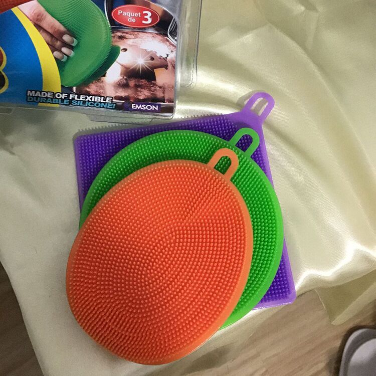 TV&#039;s new product, Better sponge silicone sponge, is used to clean dishes and dishes in the kitchen