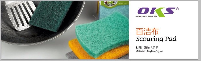100 clean cloth, sponge cloth serving piece of scouring pads OKS