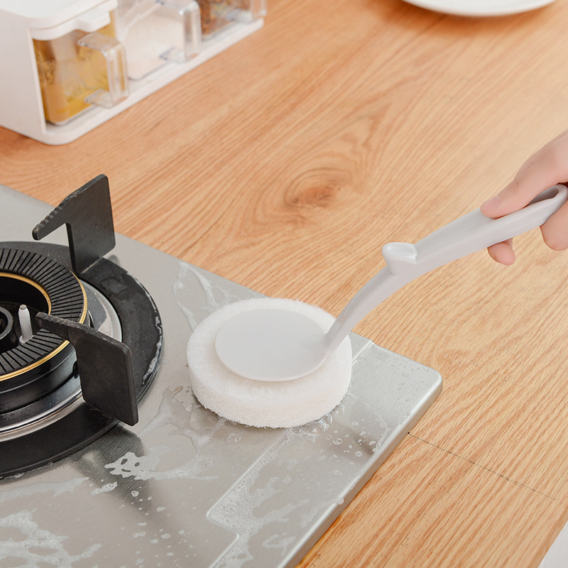 Hum good design kitchen double - sided can replace the clean sponge wiper hearth bathroom bathtub tile decontamination brush