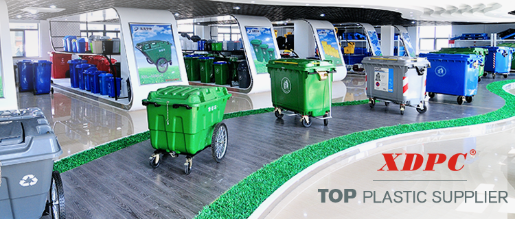 80l foot pedal waste bin trash can plastic dustbin with lid