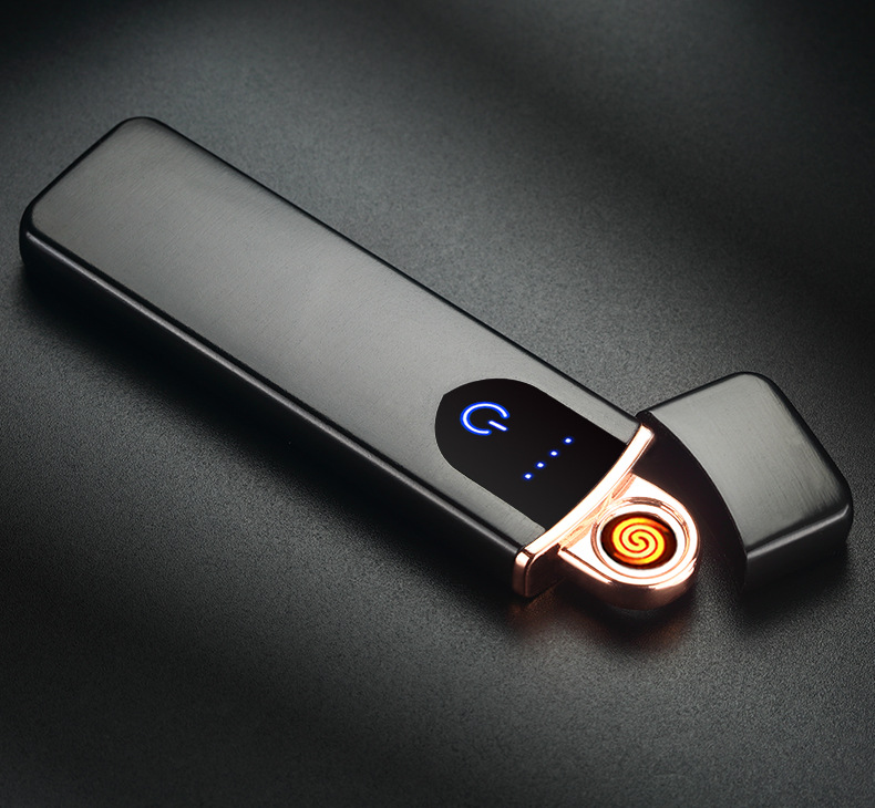 Touch Web Celebrity Fingerprint Lighter WindProof Creative Man USB Electronic Cigarette lighter personalized Customization Touch Web Celebrity Fingerprint Lighter WindProof Creative Man USB Electronic Cigarette lighter personalized Customization
