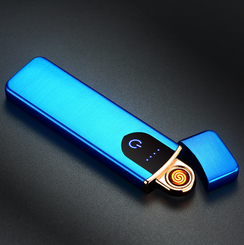 Touch Web Celebrity Fingerprint Lighter WindProof Creative Man USB Electronic Cigarette lighter personalized Customization Touch Web Celebrity Fingerprint Lighter WindProof Creative Man USB Electronic Cigarette lighter personalized Customization