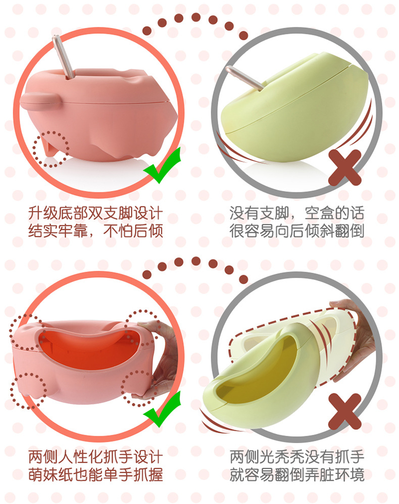 Creative desktop dustbin household bedroom living room office mini lazy man small desk bed lazy man fruit bowl