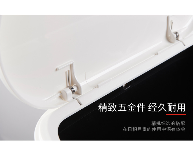 Large family bedroom kitchen Classification sandwiching living room bathroom with LID Creative Oval Pressing dustbin Large family bedroom kitchen Classification sandwiching living room bathroom with LID Creative Oval Pressing dustbin