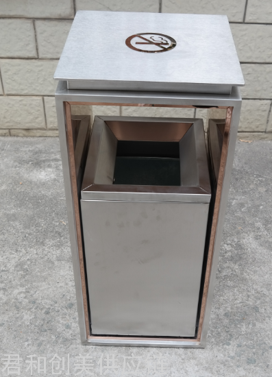 Garbage Bin Galvanized Steel Trash Can Park Classification Dustbin Scenic Spot Trash Bin Outdoor Recycle Bin