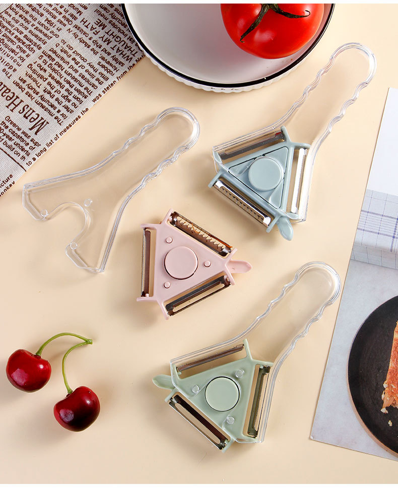 Three-in-One Peeler Kitchen Household Convenient Peeler Apple Potato Multifunctional Paring Knife