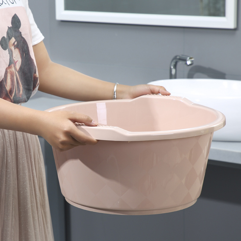 Plastic thickening ening with massfoot bath household foot tub increased foot water bath