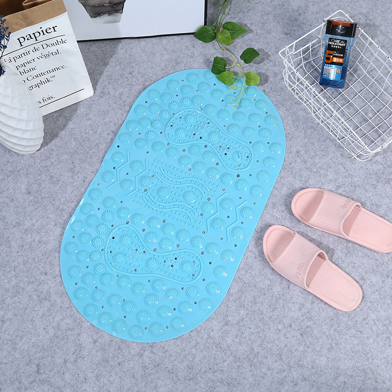 European bath mat wholesale bath mat non-slip shower PVC non-slip mat bath pad suction pad massage foot pad