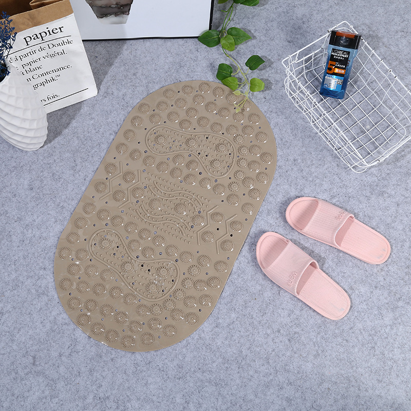 European bath mat wholesale bath mat non-slip shower PVC non-slip mat bath pad suction pad massage foot pad