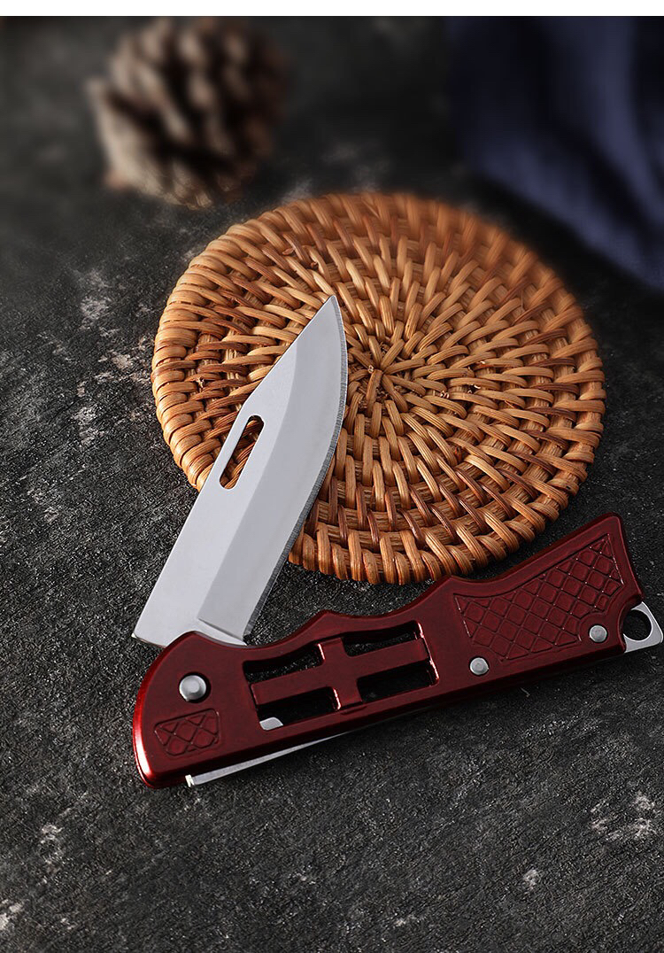 New Lock-Free Outdoor Folding Knife Stainless Steel Camping Knife Portable Knife Sharp Fruit Knife Peeler in Currently Available New Lock-Free Outdoor Folding Knife Stainless Steel Camping Knife Portable Knife Sharp Fruit Knife Peeler in Currently Available