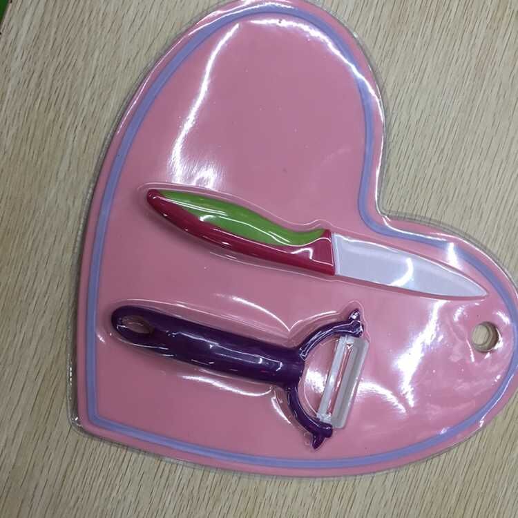 Creative Mini Ceramic Tool set ceramic knife and ceramic peeler fruit planing peeler fruit knife chopping board