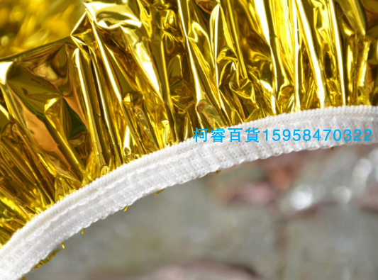 Gold and silver bath cap Gold and silver bath cap tin foil bath cap hair cap oil treatment cap