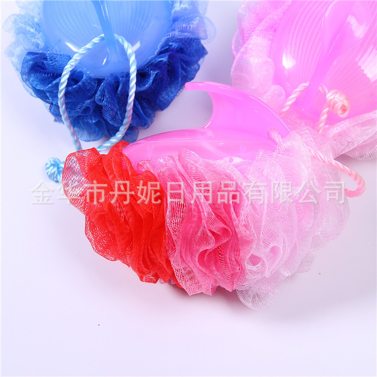 Factory Direct Sales Hot Sale High Quality Fine Mesh Cover Handle Bath Flower, Gradient Color Bath Strip BATH ESSENTIAL Factory Direct Sales Hot Sale High Quality Fine Mesh Cover Handle Bath Flower, Gradient Color Bath Strip BATH ESSENTIAL