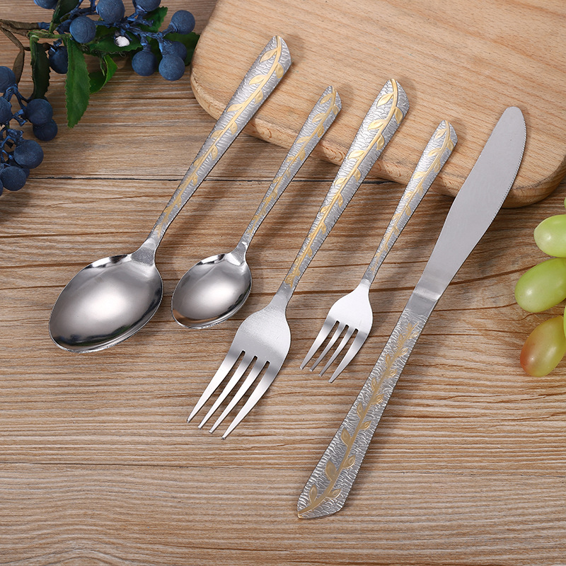 Practical Ideas Spoon Knife and Fork Student Portable Set Western Food Meal Spoon Stainless Steel Stirring Dessert Practical Ideas Spoon Knife and Fork Student Portable Set Western Food Meal Spoon Stainless Steel Stirring Dessert