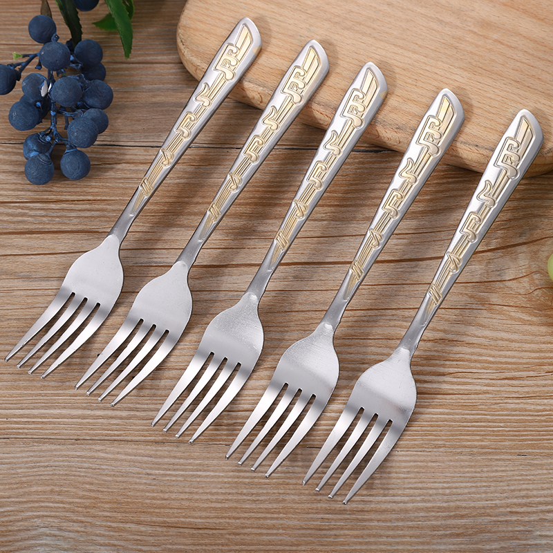 Factory Direct Sales Stainless Steel Tableware Portable Stainless Steel Spoon Fork Steak Knife Western Tableware