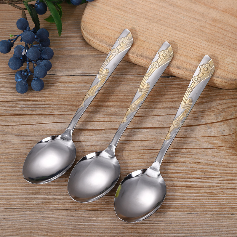 Factory Direct Sales Stainless Steel Tableware Portable Stainless Steel Spoon Fork Steak Knife Western Tableware Factory Direct Sales Stainless Steel Tableware Portable Stainless Steel Spoon Fork Steak Knife Western Tableware