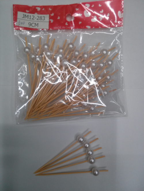 Creative checking fruit dessert fork bamboo fruit no paint protection