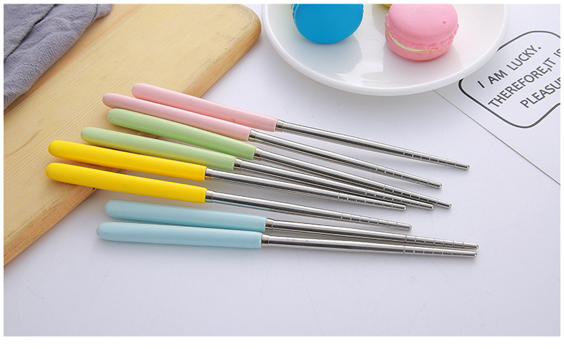 Chinese style porcelain handle fork spoon set of three portable tableware students camping dining tableware Chinese style porcelain handle fork spoon set of three portable tableware students camping dining tableware