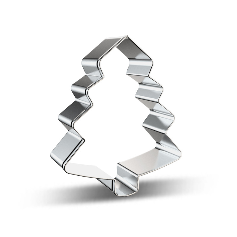 Christmas Biscuit Mold Factory Direct Sales Stainless Steel Biscuit Mold Cross-Border Amazon Gingerbread Man Christmas Tree