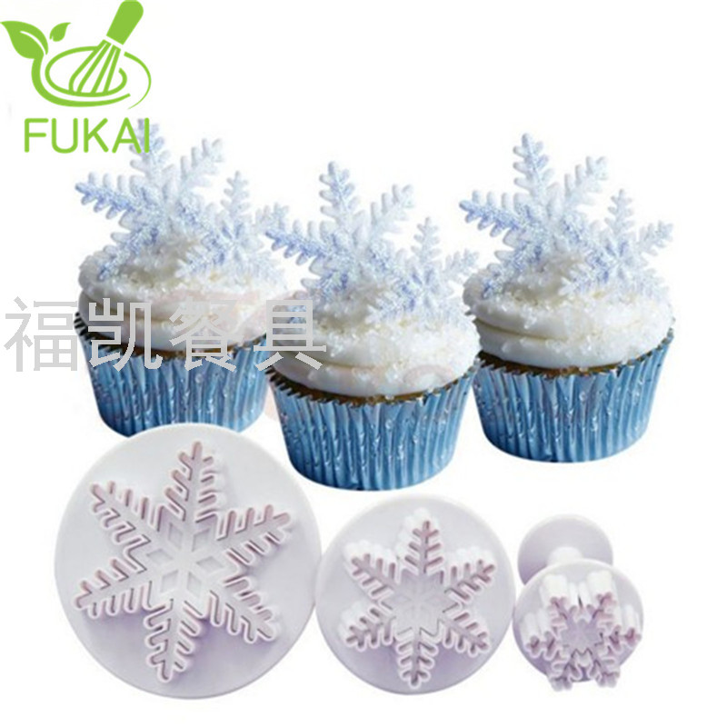 3PCS DIY Cream Sugar Craft Chocolate Stamp Biscuit Mold 3PCS DIY Cream Sugar Craft Chocolate Stamp Biscuit Mold