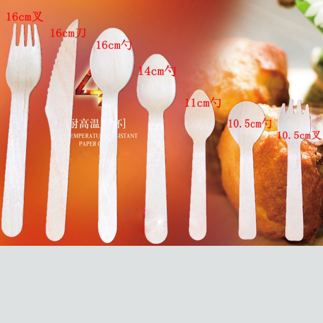 Birch disposable wooden spoon knife and fork factory direct Birch disposable wooden spoon knife and fork factory direct