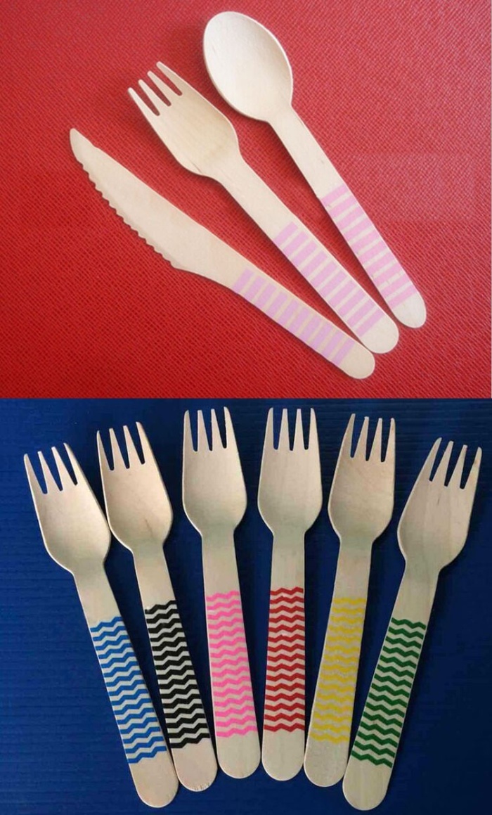 Birch disposable wooden spoon knife and fork factory direct Birch disposable wooden spoon knife and fork factory direct