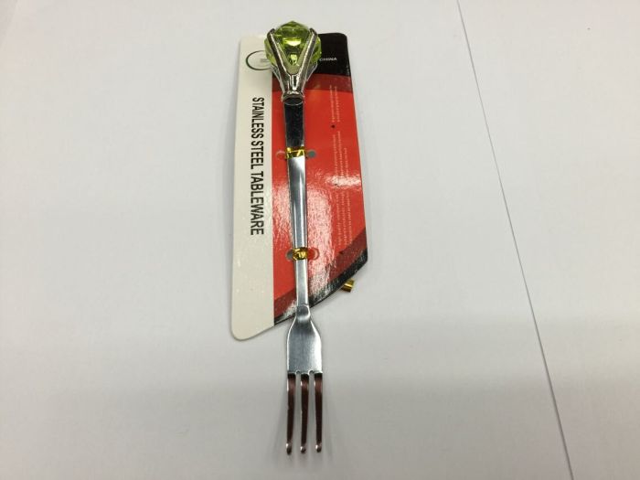 Diamond Fork Spoon set creative cute fruit fork individual Dessert spoon spoon a fork plastic tableware Diamond Fork Spoon set creative cute fruit fork individual Dessert spoon spoon a fork plastic tableware