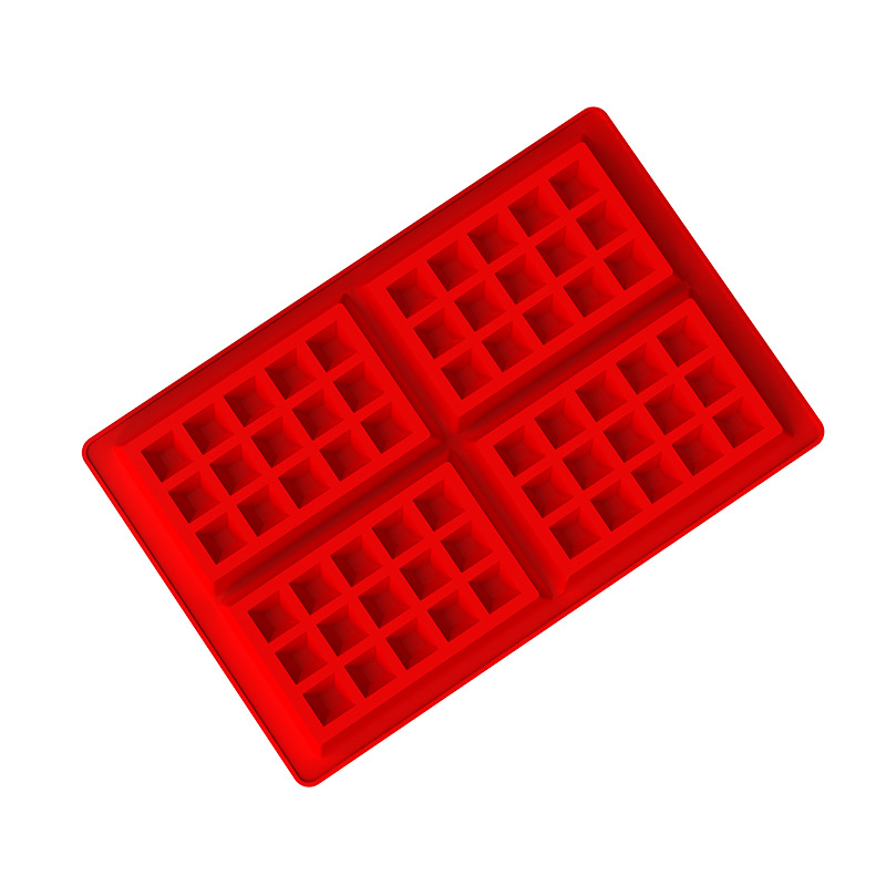 Factory Direct Sales Spot round Waffle Mold Series DIY Baking Tool Silicone Biscuit Mold