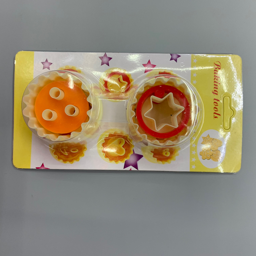 Plastic Biscuit Mold Printing Tool Smiling Face Biscuit Mold Cookie Cake Mold